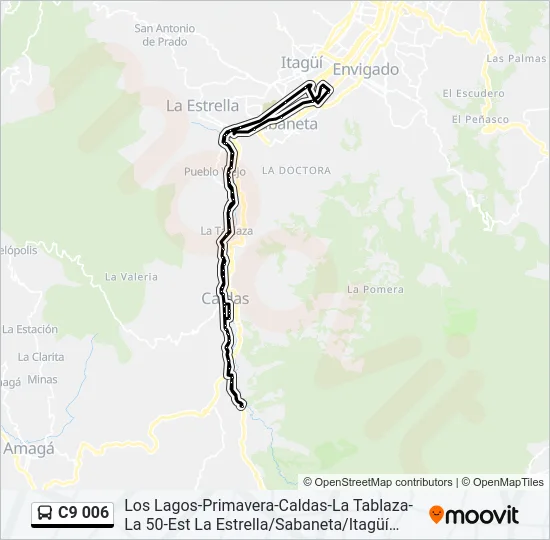 C9 006 Bus Line Map