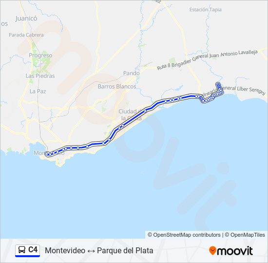 Mapa de C4 de Ómnibus