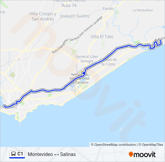 Mapa de C1 de Ómnibus