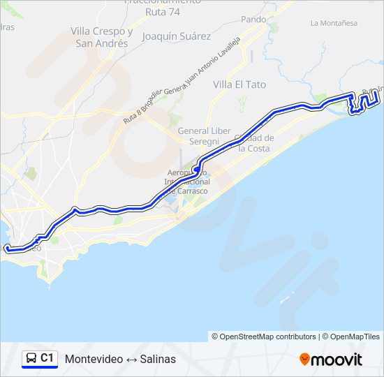 Mapa de C1 de Ómnibus