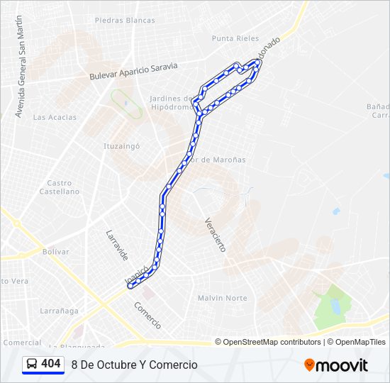 Mapa de 404 de Ómnibus