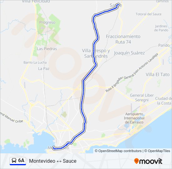 Mapa de 6A de Ómnibus