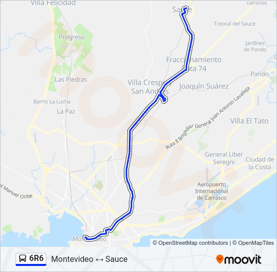 Mapa de 6R6 de Ómnibus