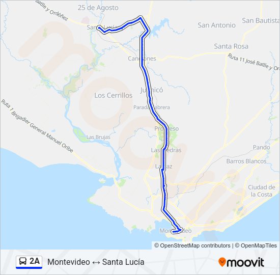 Mapa de 2A de Ómnibus