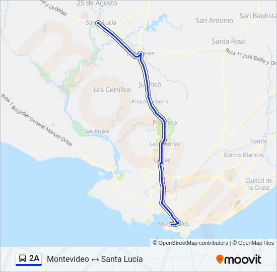 Mapa de 2A de Ómnibus