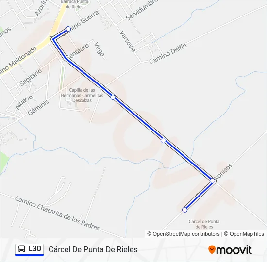 L30 Bus Line Map