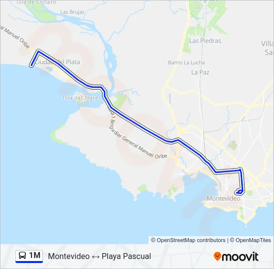 Mapa de 1M de Ómnibus