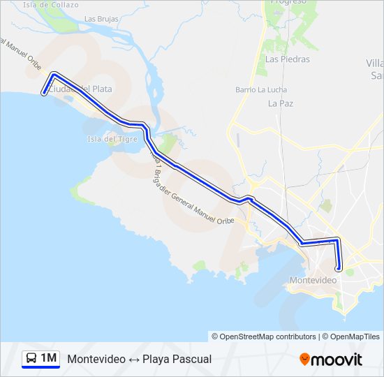 Mapa de 1M de Ómnibus