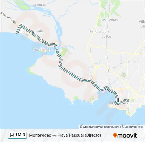 Mapa de 1M D de Ómnibus