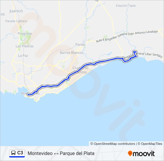 Mapa de C3 de Ómnibus