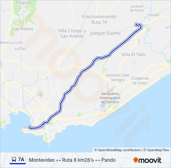 Mapa de 7A de Ómnibus