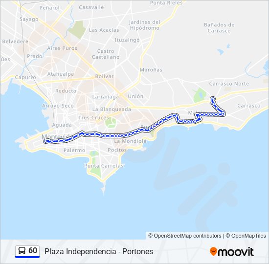 Mapa de 60 de Ómnibus