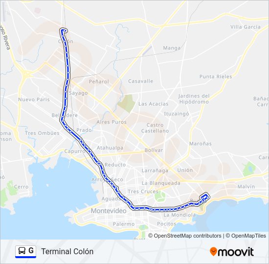 Mapa de G de Ómnibus