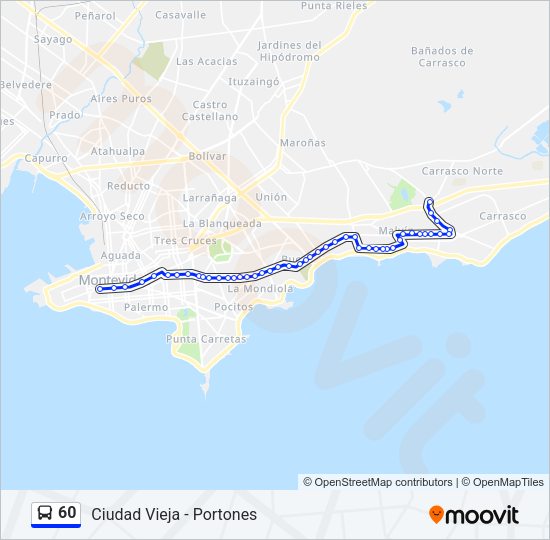 Mapa de 60 de Ómnibus