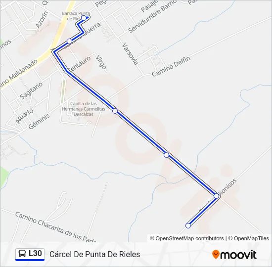 L30 Bus Line Map