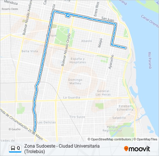 Mapa de Q de Colectivo