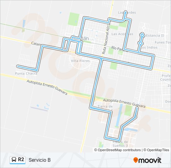 Mapa de R2 de Colectivo