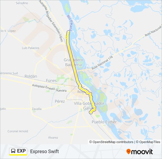 Mapa de EXP de Colectivo