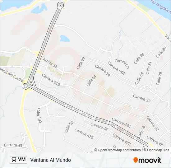 VM Bus Line Map