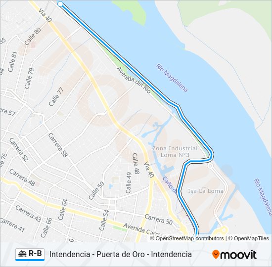 Mapa de R-B de ferry