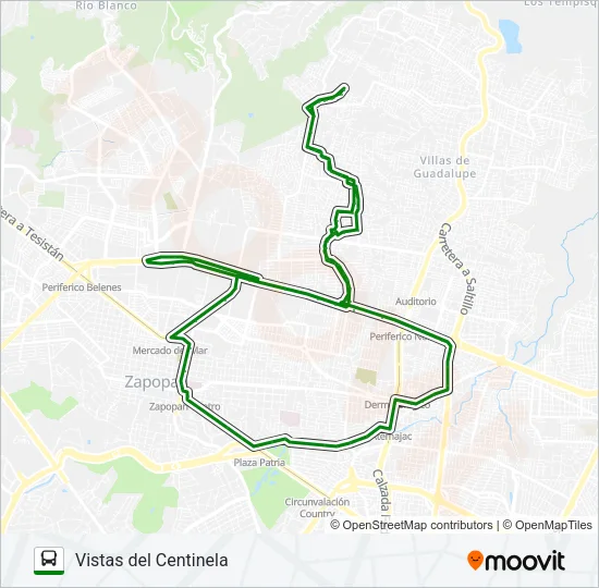 C82 - BATÁN CINCO ESQUINAS Bus Line Map