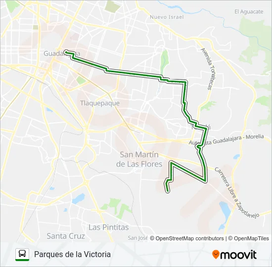C37 - BOSQUES Bus Line Map