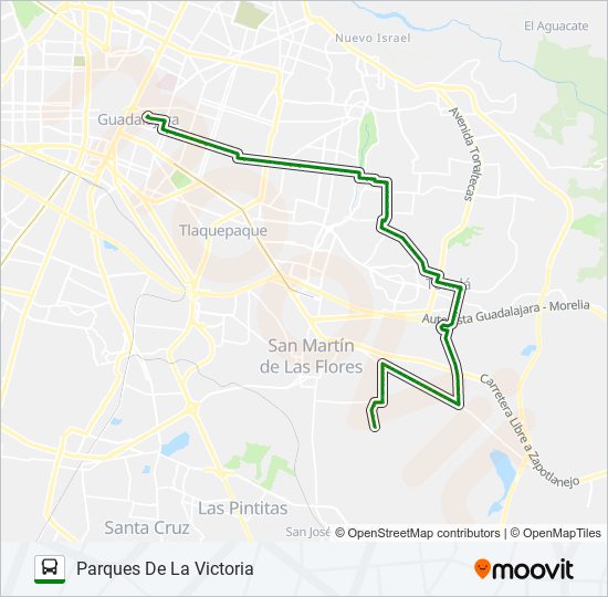 Mapa de C37 - ROSARIO de autobús