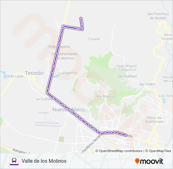 A10 Bus Line Map