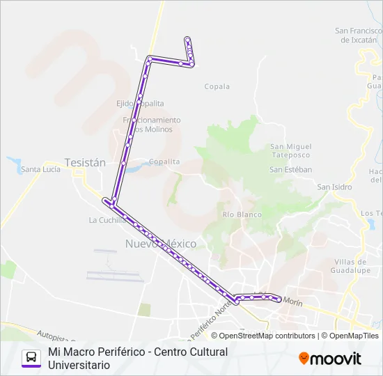A10 Bus Line Map