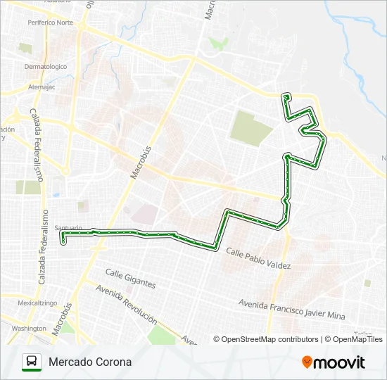 C08 Bus Line Map