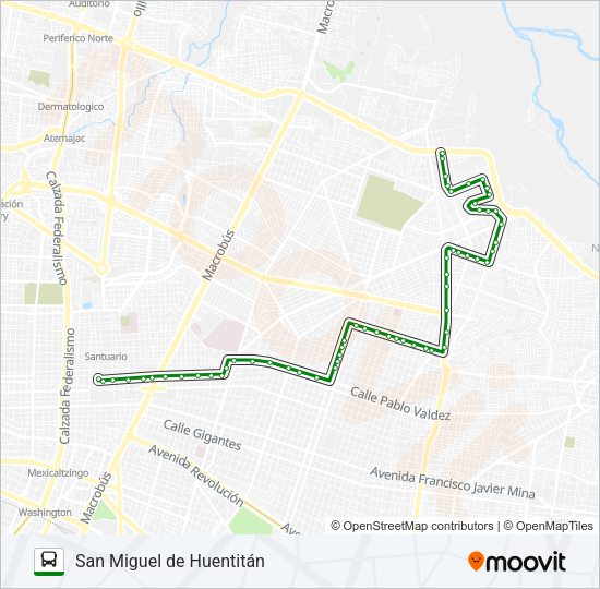 C08 Bus Line Map