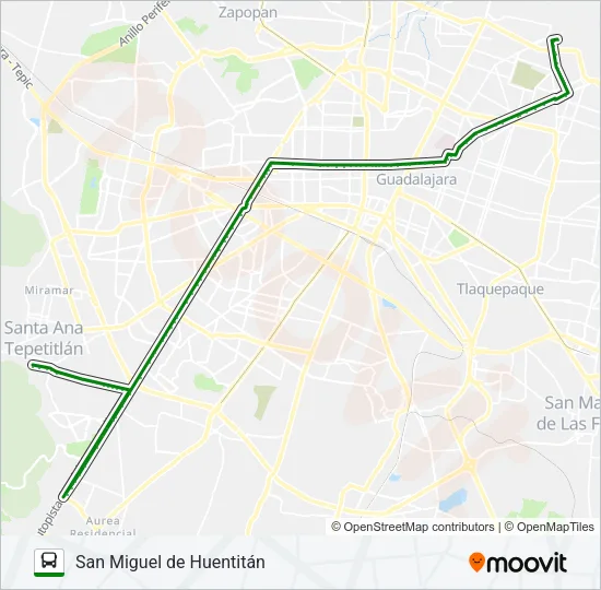 C123 - SANTA ANA Bus Line Map