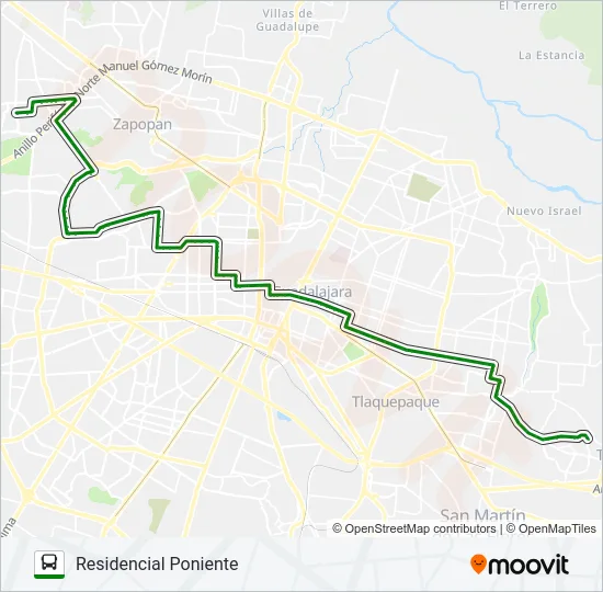 C54 Bus Line Map