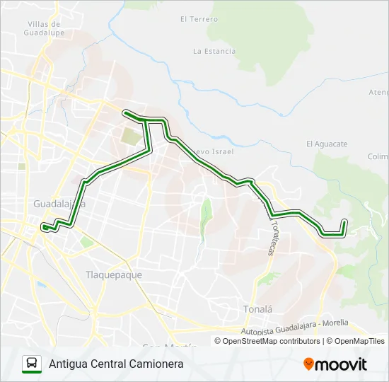 C28 Bus Line Map