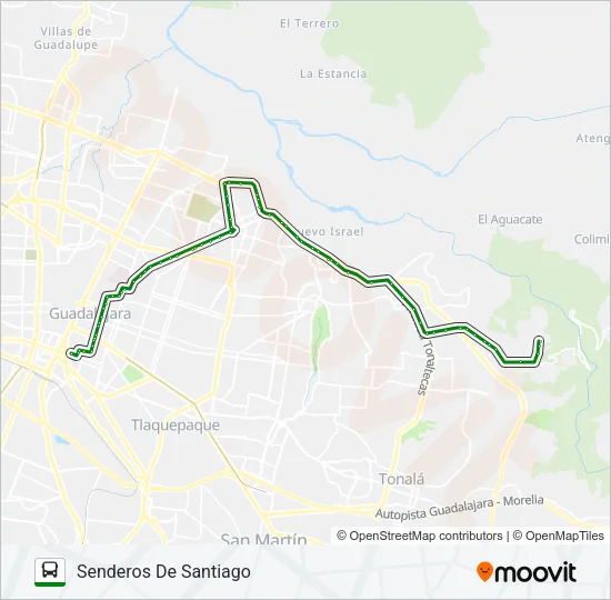 C28 Bus Line Map