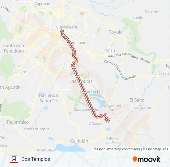 T13-A/C02 - PURÍSIMA Bus Line Map