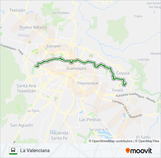 Ruta C Zalate Horarios Paradas Y Mapas La Valenciana Actualizado