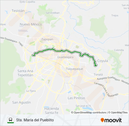 C64 - ZALATE Bus Line Map