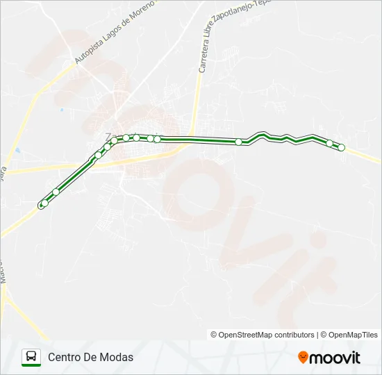RUTA 2 Bus Line Map