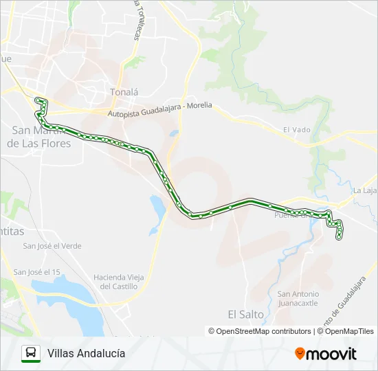 T13-C/C02 - LÍNEA 3 Bus Line Map