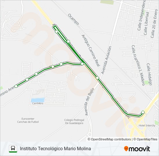 C138-V2 bus Line Map