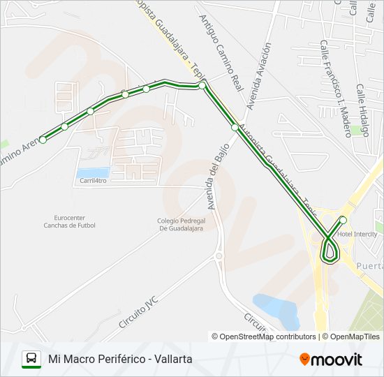 Mapa de C138-V2 de autobús