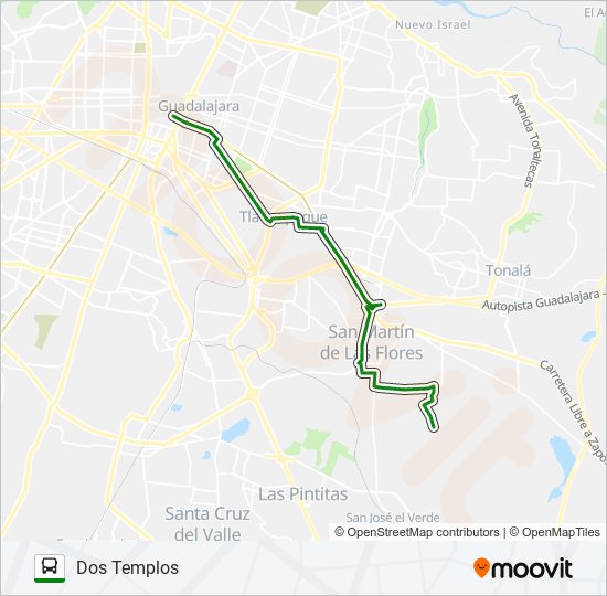 Mapa de C96 - COFRADÍA de autobús