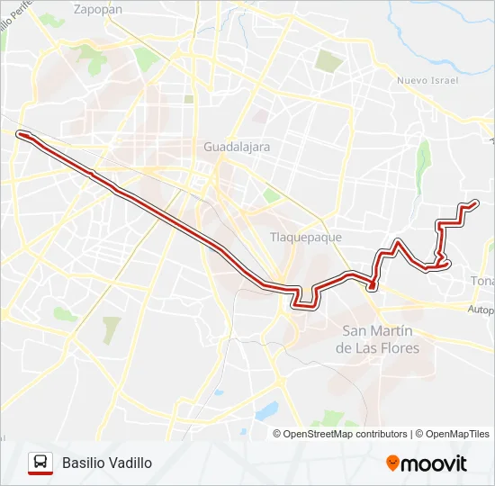 T04-A - ROSARIO Bus Line Map