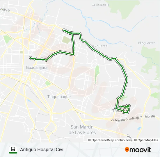 C27 Bus Line Map