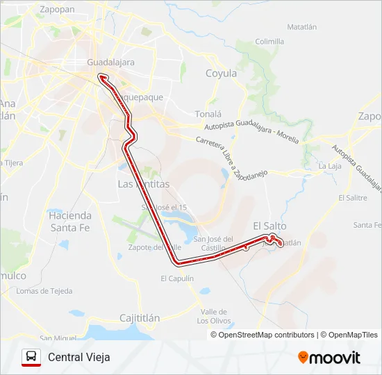 SALTO Bus Line Map