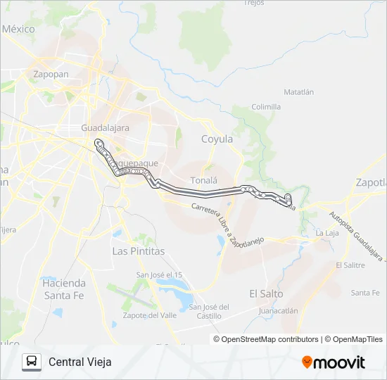 PALMAS Bus Line Map