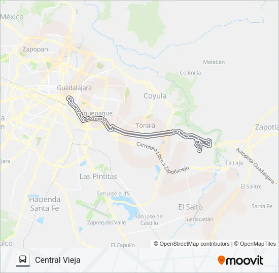 PALMAS Bus Line Map