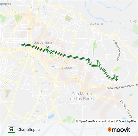 C34 - EDUCADORES Bus Line Map