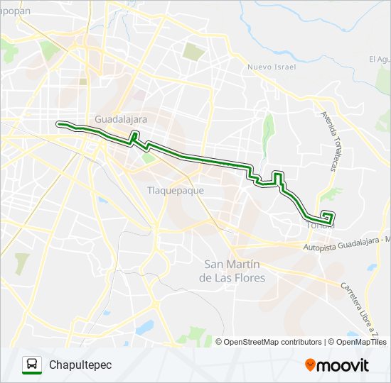 Mapa de C34 - EDUCADORES de autobús